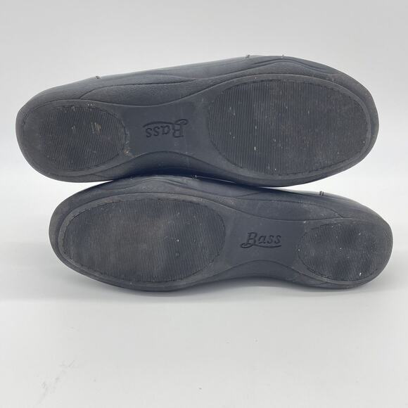 G.h. Bass & Co Womens Ann Black Leather Slip On Casual Loafer Shoes Size 7.5 - Picture 5 of 9